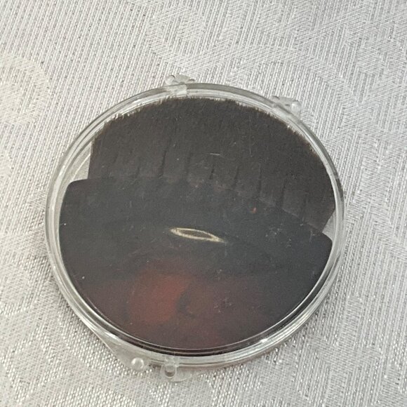 Vintage Compact Hair & Beard Brush Clear Protective Case - Picture 2 of 4